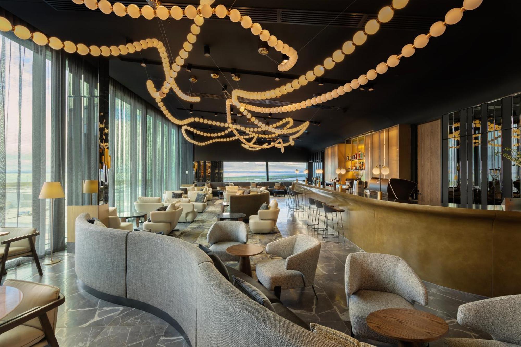 Pullman Auckland Airport Hotel Buitenkant foto The lounge at the airport